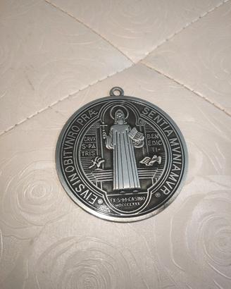Medaglione Croce di San Benedetto Protezione Fede