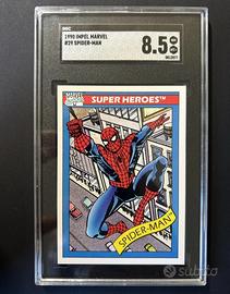 1990 Marvel Universe #29 Spider-Man SGC 8,5 Mint +