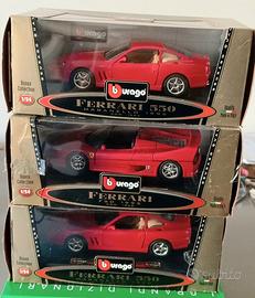 modellini 1/24 Ferrari Burago made in Italy 