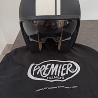 Casco moto jet Vintage Premier