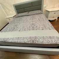 letto matrimoniale in ecopelle