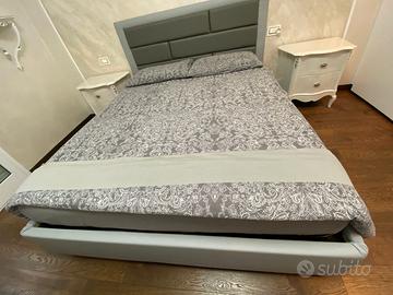 letto matrimoniale in ecopelle