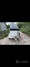 Carrello trainabile porta cani