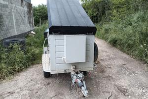 Carrello trainabile porta cani