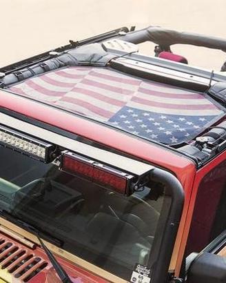 Bikini Eclipse Sun Shade JEEP Wrangler JK bandiera