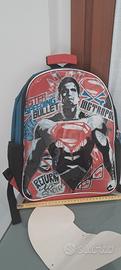 Zaino Spider-Man e Bat man reversibile NUOVO