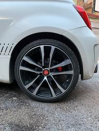 Cerchi 500 abarth 17 4x98 completi di gomme