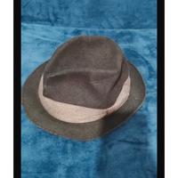 Cappello vintage fedora verde artigianale