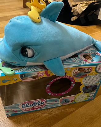 Delfino peluche interattivo