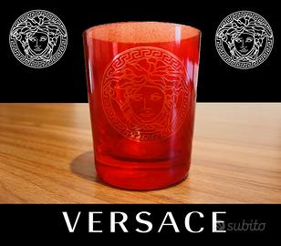 Versace Rosenthal portacandele cristallo