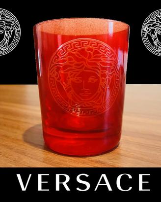 Versace Rosenthal portacandele cristallo