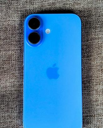 IPHONE 16 128GB BLU  BATTERIA 93% IN GARANZIA 