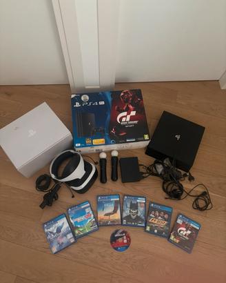 PS4 Pro 1TB + PS VR + Camera + 2 Move + 6 Giochi
