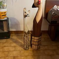 Statue coppia di gatti