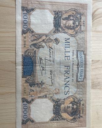 Banconota francese da 1000 franchi
