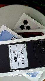 IPHONE 18 PRO 256GB BLACK nuovo