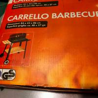 Barbecue con carrello