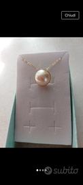 ciondolo in oro giallo con perla 