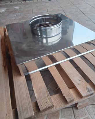 riduzione quadra-tonda per canna fumaria 