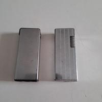 2 accendini vintage in metallo 