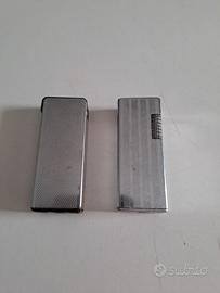 2 accendini vintage in metallo 
