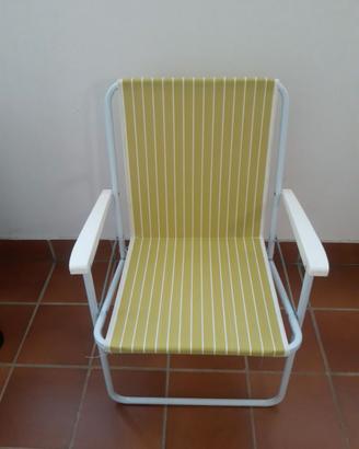 Sedia pieghevole da spiaggia, campeggio, giardino