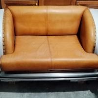 Divano auto in pelle con luci 