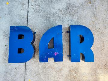 Insegna vintage  BAR 
