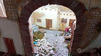 Ambientazione presepe artistico