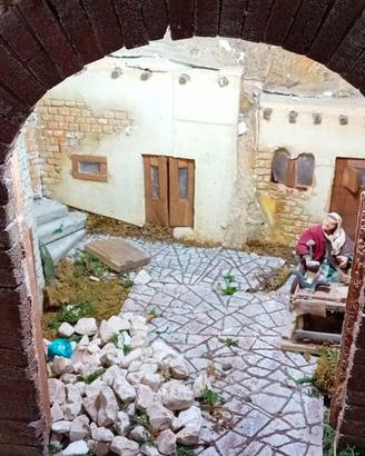Ambientazione presepe artistico