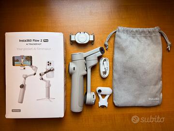 Insta360 Flow 2 Pro AI Tracker Kit pari al nuovo