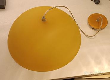 Lampadario in vetro colorato