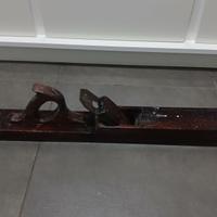 Antico Piallone Pialla da Falegname Stella Bianca