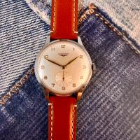 Longines Ref.6338 acciaio cassa Jumbo 37 mm 1950