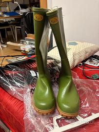 Stivali di gomma Superga verdi n°42