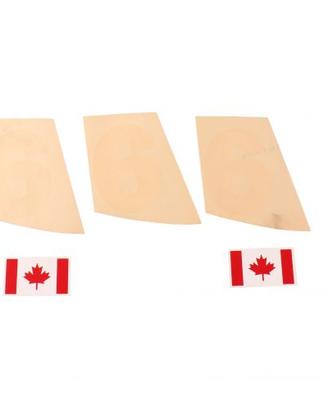 Kit adesivi carena posteriore e cupolino per Italj