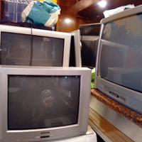 Televisori a tubo catodico vari formati 