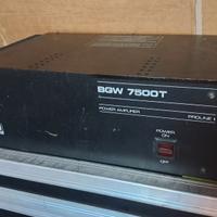 finale BGW 7500 Proline 2