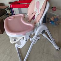 Seggiolone Kinderkraft Yummy Rosa Pois 6-36mesi