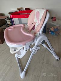 Seggiolone Kinderkraft Yummy Rosa Pois 6-36mesi