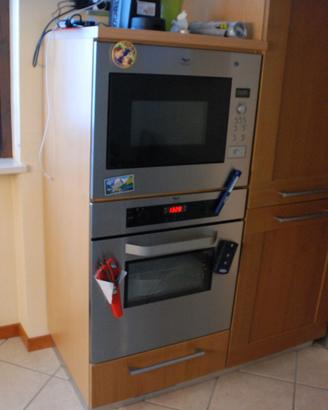 forno-microonde rex electrolux e frigo incassati
