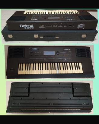 Tastiera arranger Roland E-600+custodia e supporto