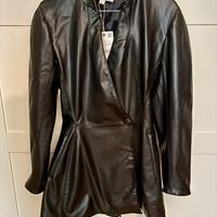 Giubbino simil pelle zara