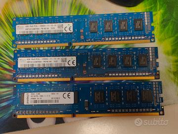 RAM 16GB DDR3L 1600MHz (4x4GB) Desktop 