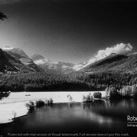 Fotografia Infrarosso Engadina Lago di Sils 21X30
