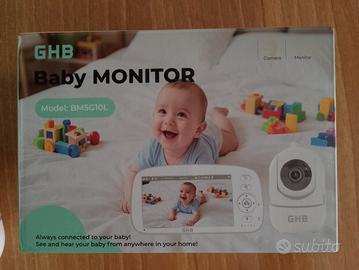 Baby monitor video e audio 5" 720p hd notturno