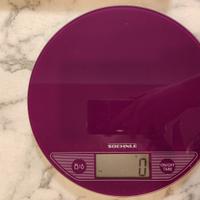 bilancia digitale in vetro 20 cm diam. come nuova