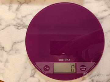 bilancia digitale in vetro 20 cm diam. come nuova