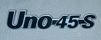 Scritta posteriore Originale Fiat Uno 45-S