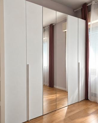 armadio mondo convenienza 6 ante con specchio